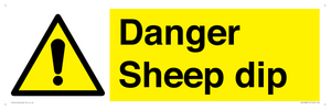 Danger Sheep dip